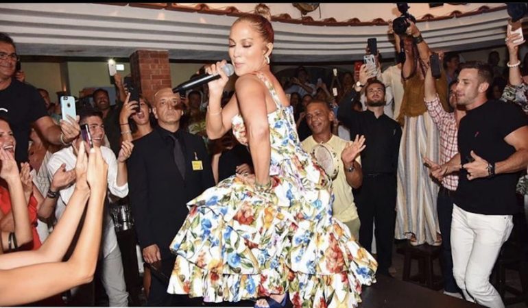 Jennifer Lopez a Capri