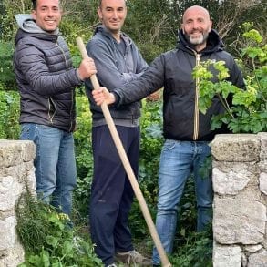 Salvatore Lembo, Costanzo Federico, Giuseppe Cuccurullo terra imprenditori capri