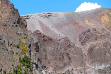 Il cratere del Vesuvio